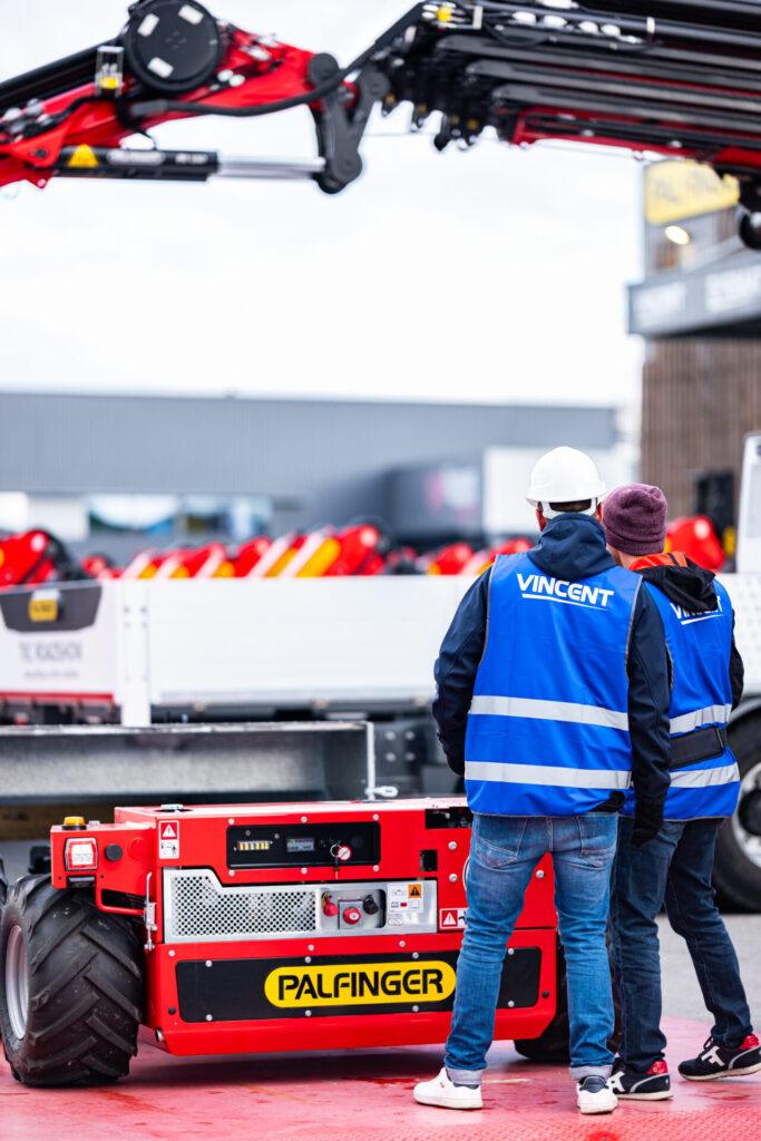 Groupe Vincent traitement déchets grue