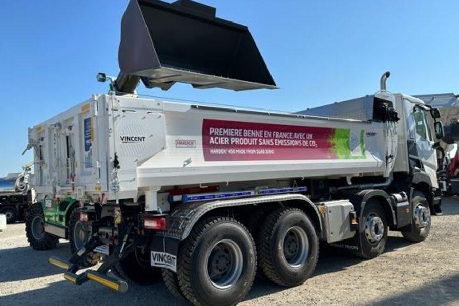 Nouveau tournant pour l’avenir de l’acier : Hardox 450 fabriqué à partir de SSAB Zero