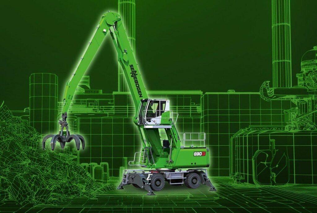 BAUMA Nouvelle pelle de manutention de la série G : la SENNEBOGEN 830 G avec une portée de 17 m