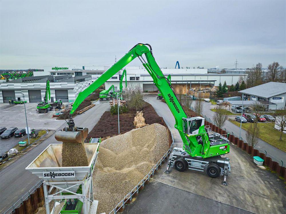 Sennebogen 850 G, nouvelle pelle de manutention hybride