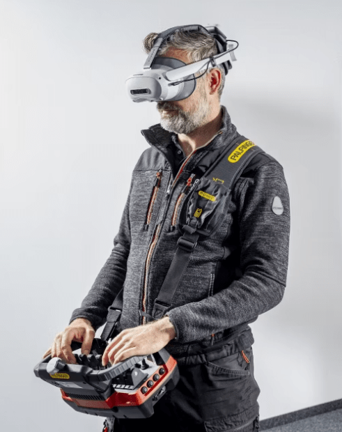 Palfinger VR2 casque de réalité virtuelle